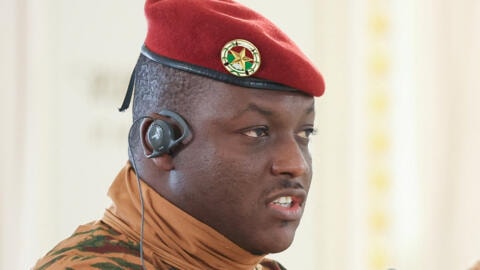 Le président de la transition burkinabè, le capitaine Ibrahim Traoré