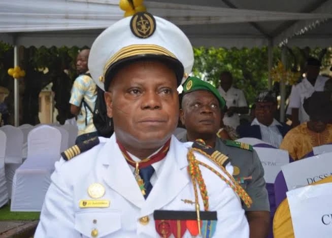 L'ex-chef d'état-major de la Marine, Jean-Léon Olatoundji