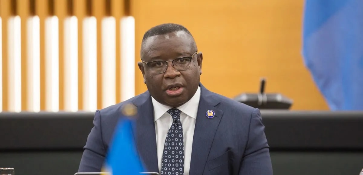 Le président en exercice de la CEDEAO, Julius Maada Bio