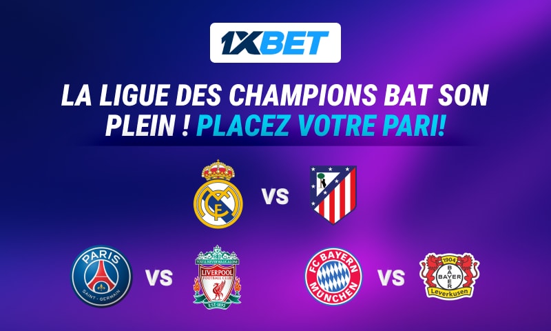 Pariez sur les chocs enflammés des 1/8 de finale de la Ligue des champions !