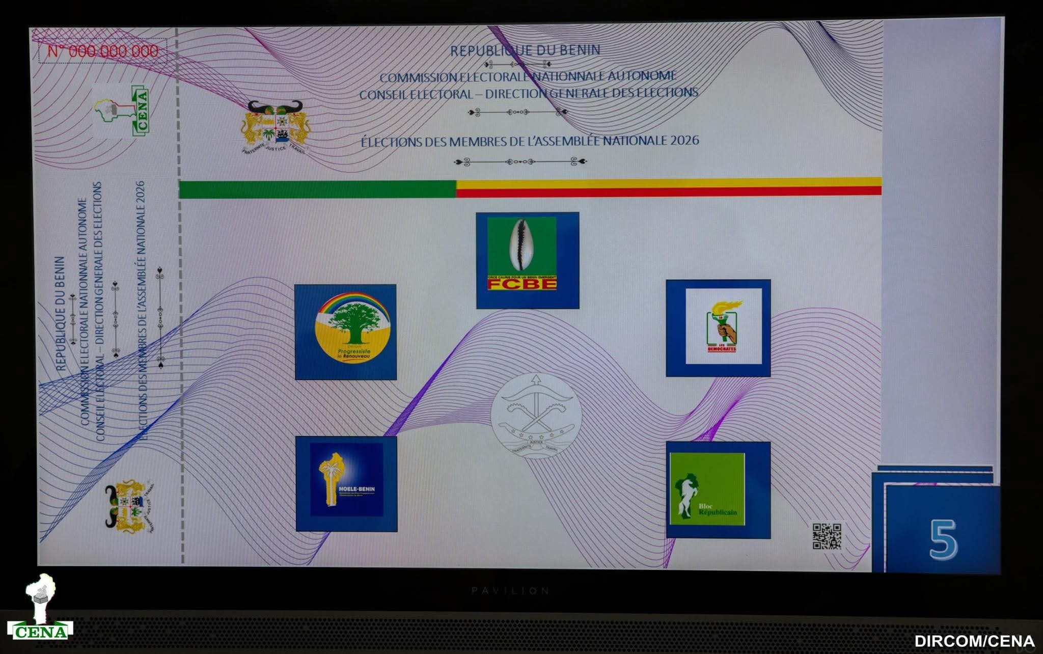 Législatives 2026 au Bénin : la CENA remet les récépissés définitifs et tire au sort l’ordre des partis sur le bulletin de vote