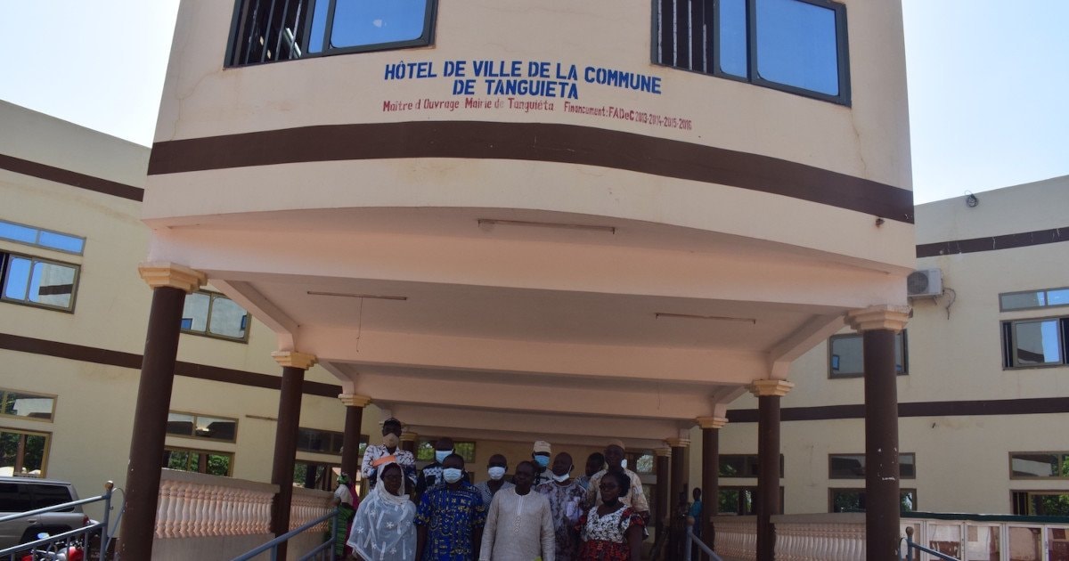 L'hôtel de ville de Tanguiéta
