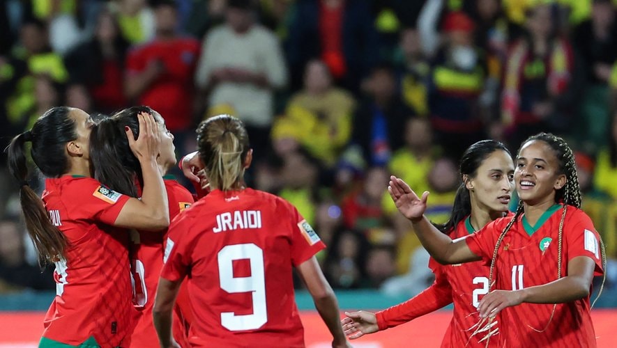Des joueuses de l'équipe marocaine de football