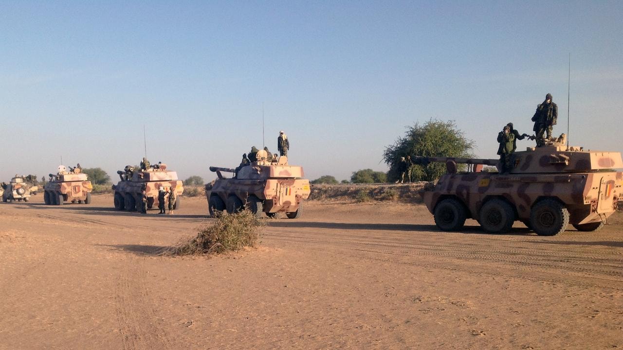 Des militaires tchadiens au front