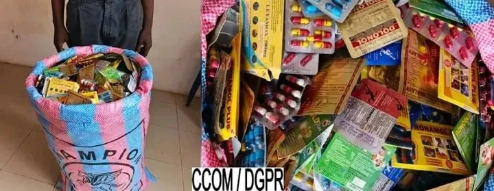 Bénin : la police saisit 44,5 kg de médicaments contrefaits à Dévé, un revendeur interpellé