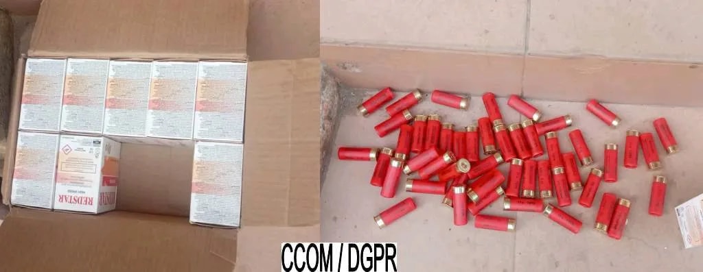 Bénin : saisie de 500 cartouches de calibre 12 à la frontière de Kassouala