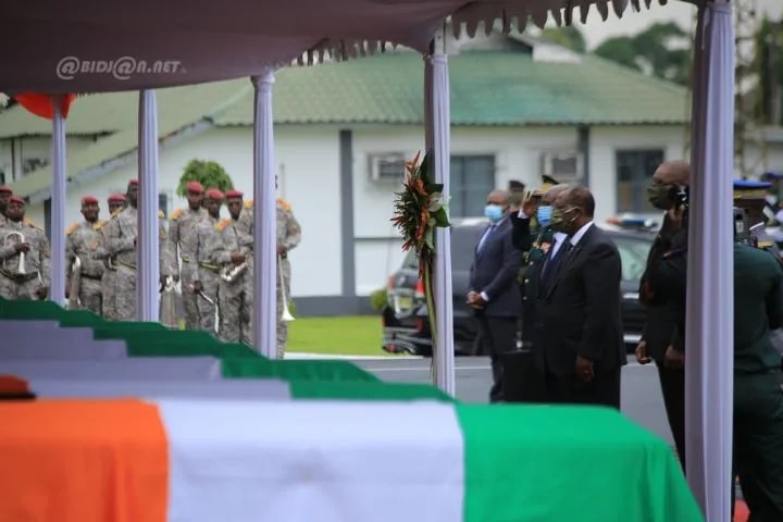 Cote d’Ivoire : la prison à vie requise pour 05 terroristes présumés auteurs de l’attaque de Kafolo ayant tué 14 militaires
