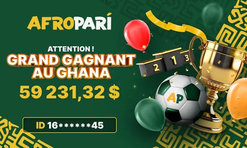 July Big Winner sur AfroPari : comment un pari combiné de 18 matchs a rapporté 59 231 USD à un joueur