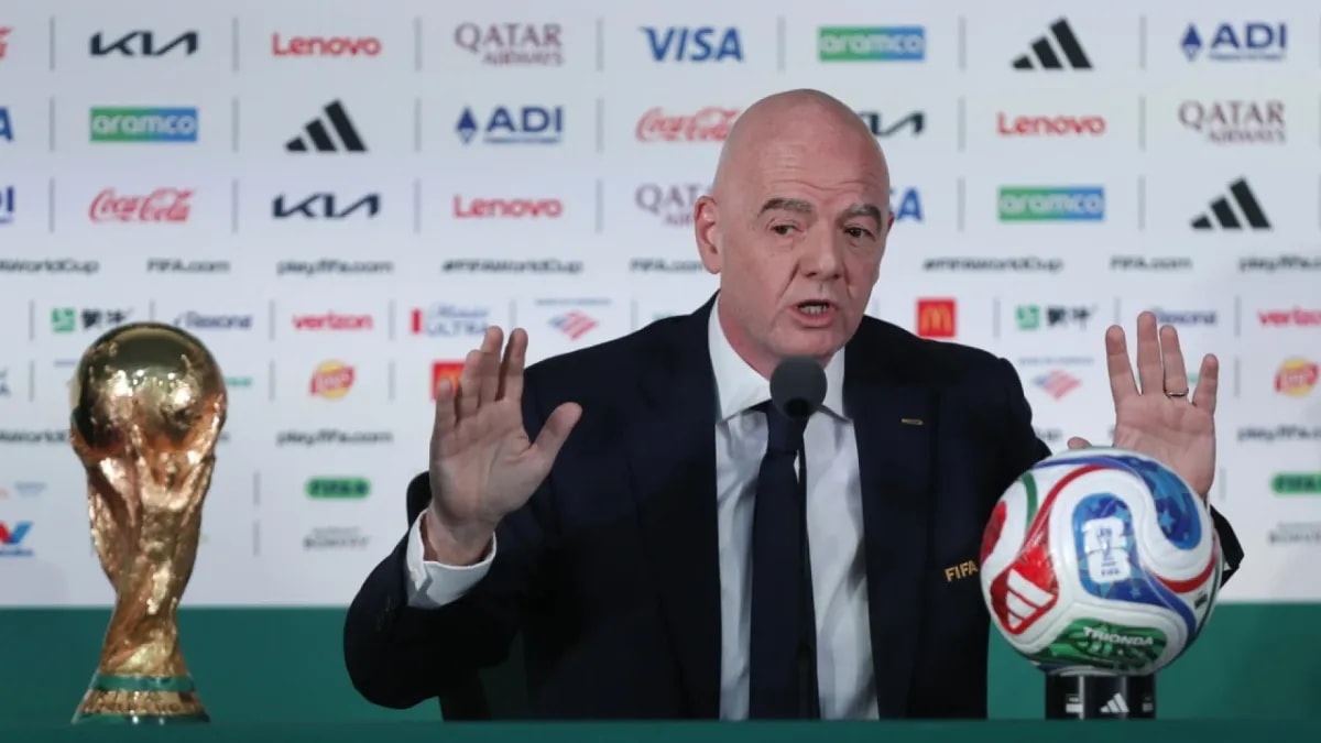 Le Président de la FIFA, Gianni Infantino.