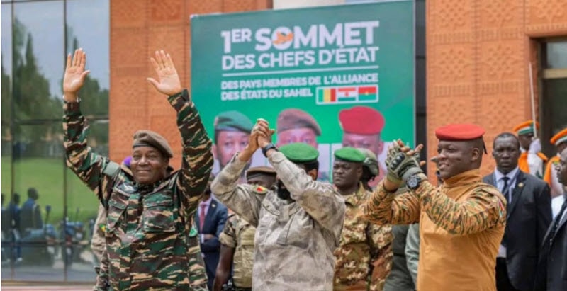 Des dirigeants des pays de l'AES.