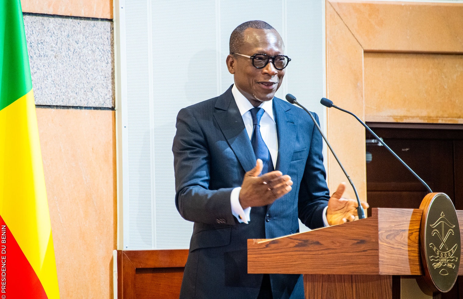 Le président béninois Patrice Talon. © Présidence du Bénin