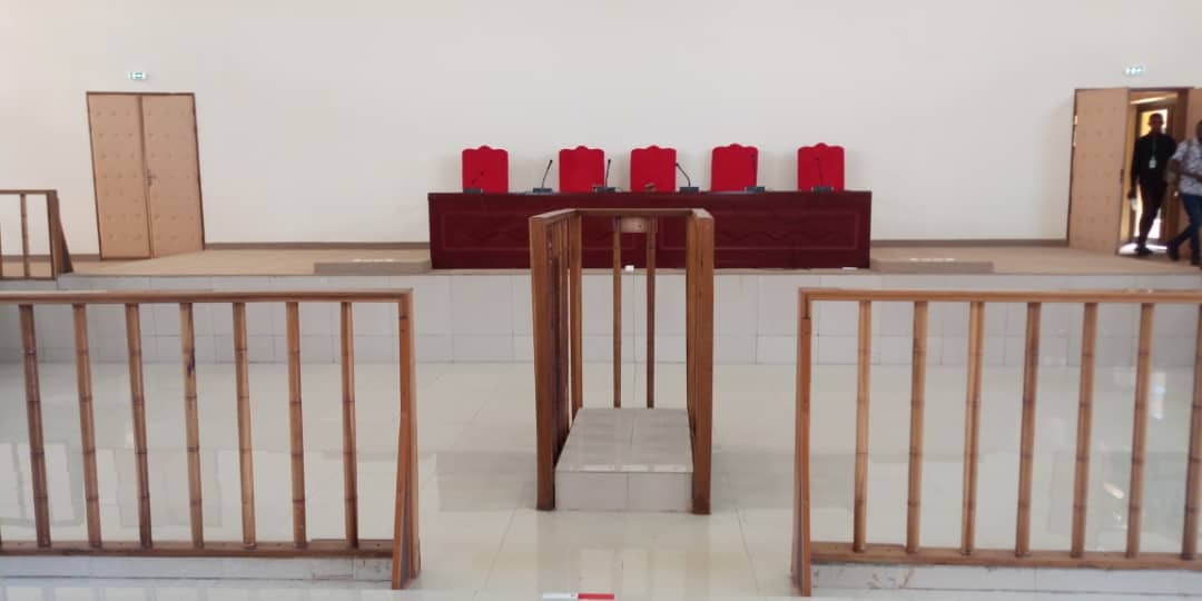 Une salle d'audience au tribunal de Ouaga. Image d'illustration