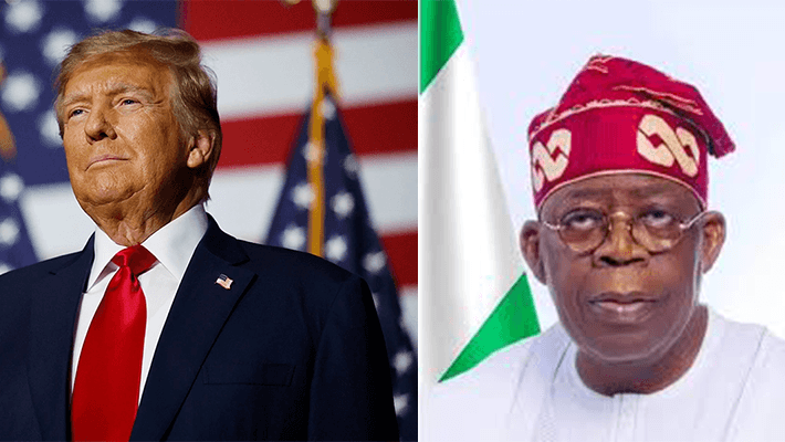 Le président des Etats-Unis Donald Trump et son homologue nigérian Bola Tinubu