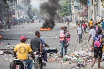 Des émeutes en Haïti