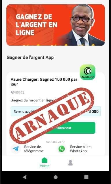 L'OCRC alerte sur la plateforme d'investissement frauduleuse AzureCharge