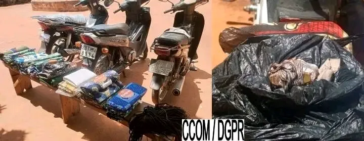 Bénin  : un vaste réseau de vol et recel de motocyclettes démantelé à Tori- Bossito, deux suspects en garde à vue